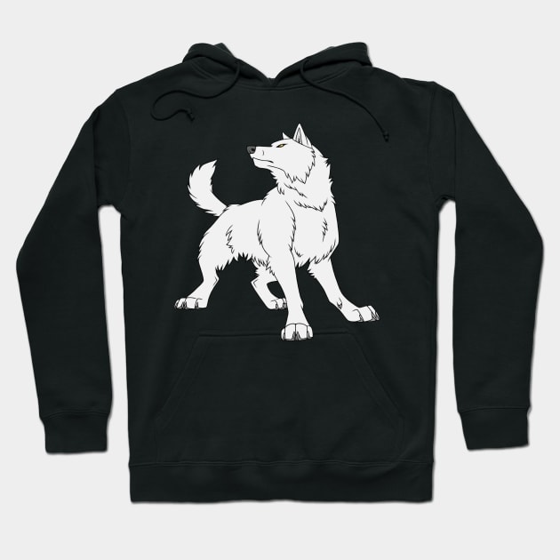 Wolf's Rain - Kiba Hoodie by FlannMoriath